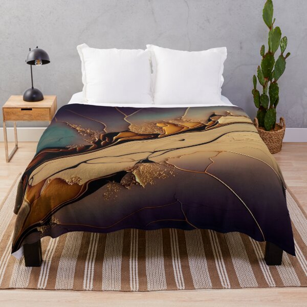 Item preview, Night Time Desert - Abstract Resin Art designed and sold by inkvestor.