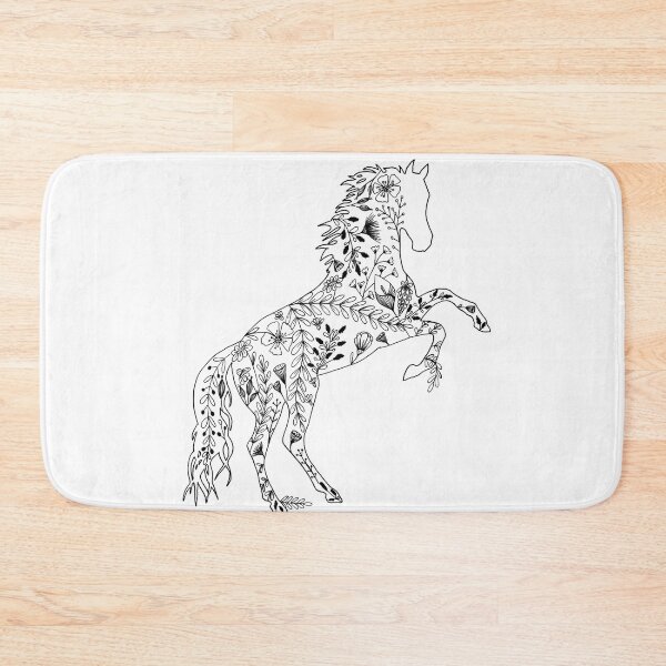 Item preview, Floral Horse designed and sold by DianaGuy.