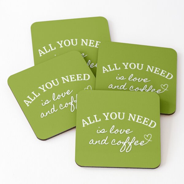 Item preview, All You Need Is Love And Coffee designed and sold by Cafe-Color.