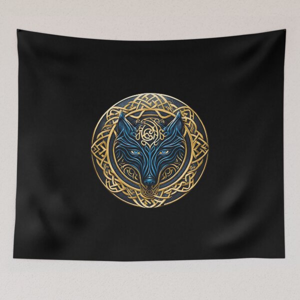 Item preview, Wolf knotwork art designed and sold by nicestr.