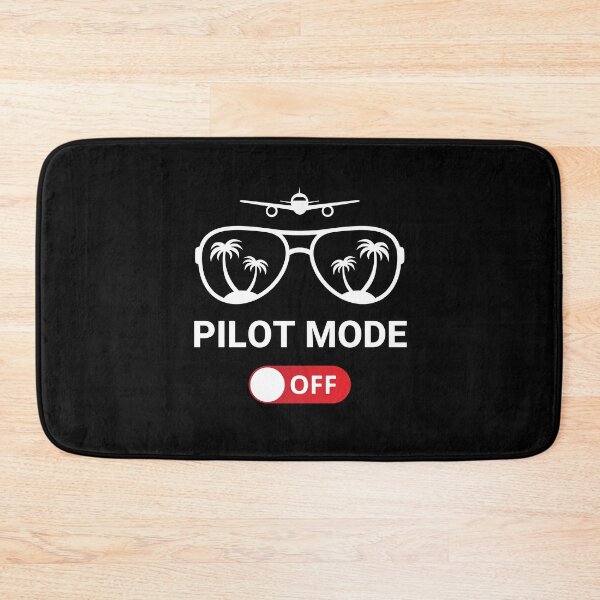 Item preview, Pilot Mode Off Funny Aviator Flier Pilot Off Duty Retirement Airplane designed and sold by Moremonclub.