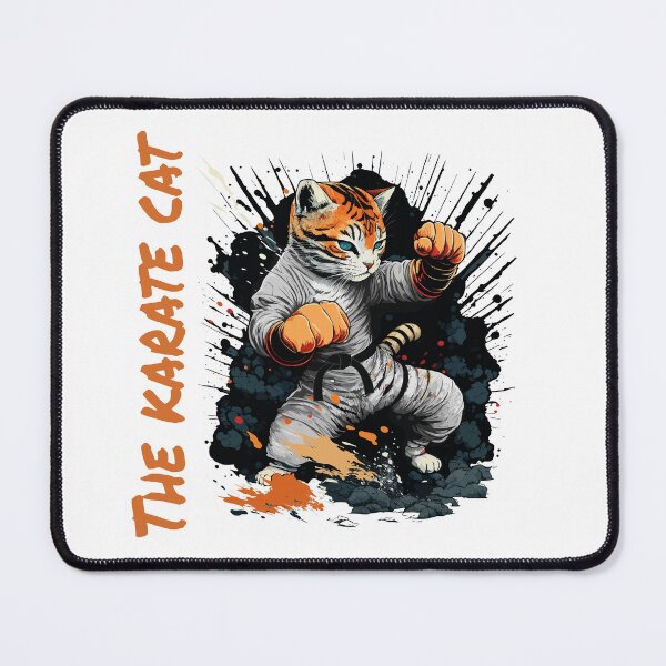 Item preview, The Karate cat design is perfect for the person who loves cats and karate designed and sold by STDesign⭐⭐⭐⭐⭐.