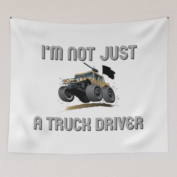 Item preview, Truck driver on fire designed and sold by TVstuff.