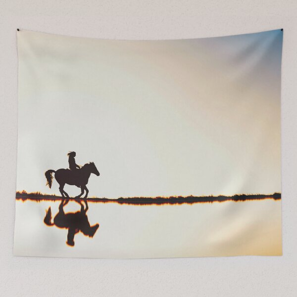 Item preview, Horse ride sunset reflection  designed and sold by Md1982.