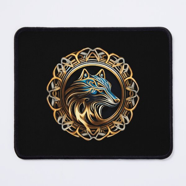 Item preview, Wolf face knotwork celtic designed and sold by nicestr.