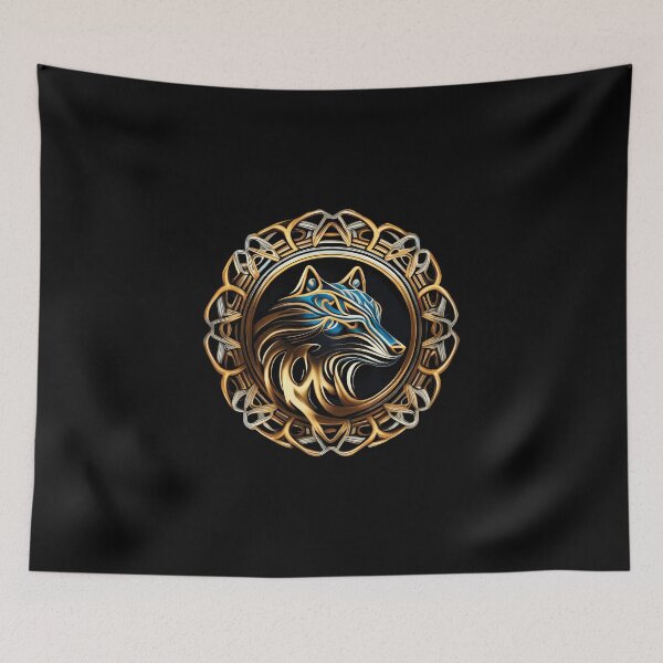 Item preview, Wolf face knotwork celtic  designed and sold by nicestr.