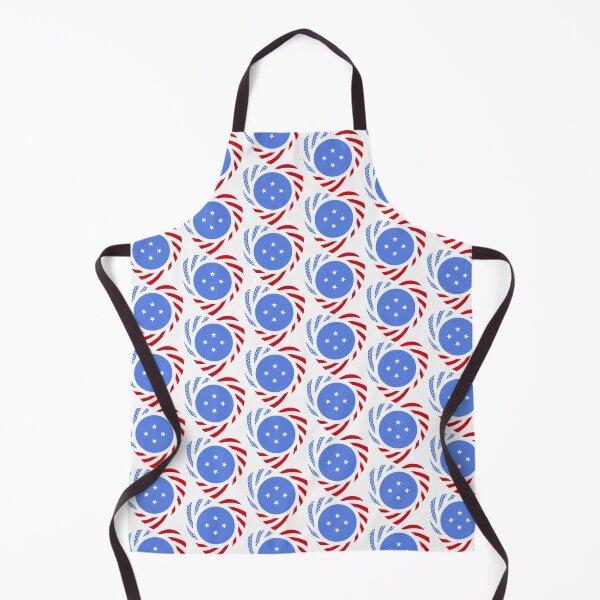 Item preview, Micronesian American Multinational Patriot Flag Series (Heart) designed and sold by Carbon-Fibre Media.