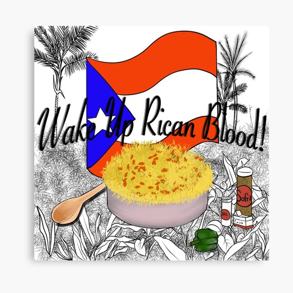 Item preview, Wake up Rican Blood designed and sold by Calimon.