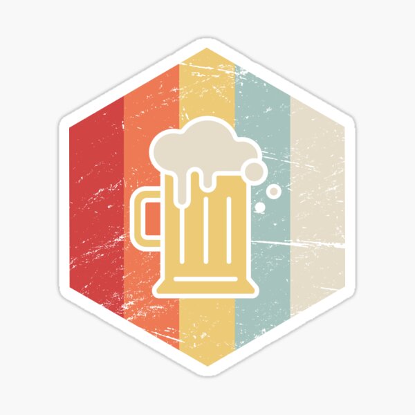 Item preview, Retro 70s Homebrew Craft Beer Icon designed and sold by Jam Jar.