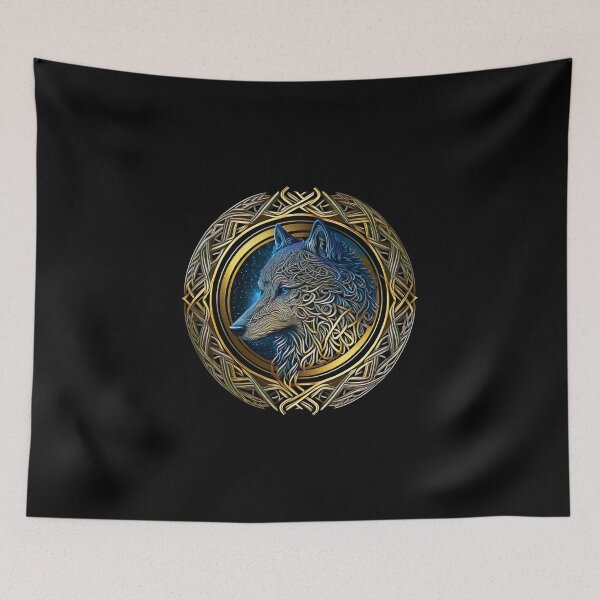Item preview, Wolf Face Celtic art designed and sold by nicestr.