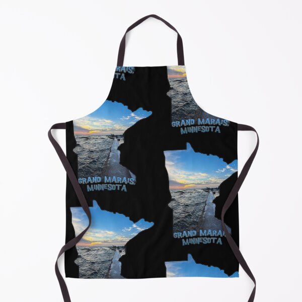 Item preview, Minnesota State Outline - Grand Marais Sunset designed and sold by gorff.