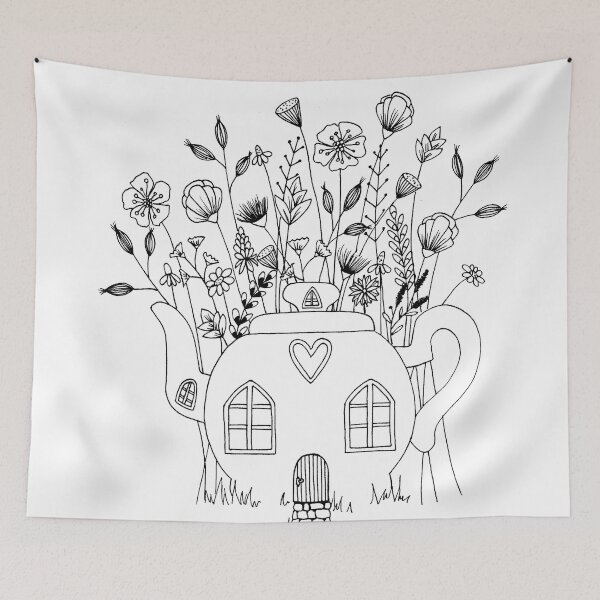 Item preview, Tiny Teapot House designed and sold by DianaGuy.