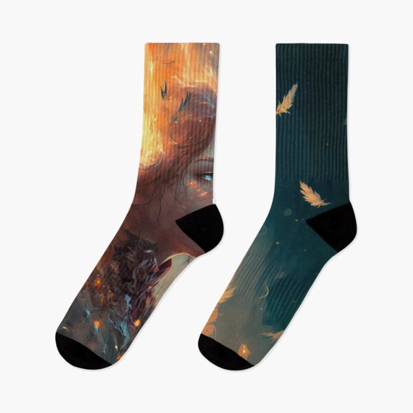 Item preview, Eternal Flame: A Digital Painting of Freedom and Love designed and sold by oanaunciuleanu.
