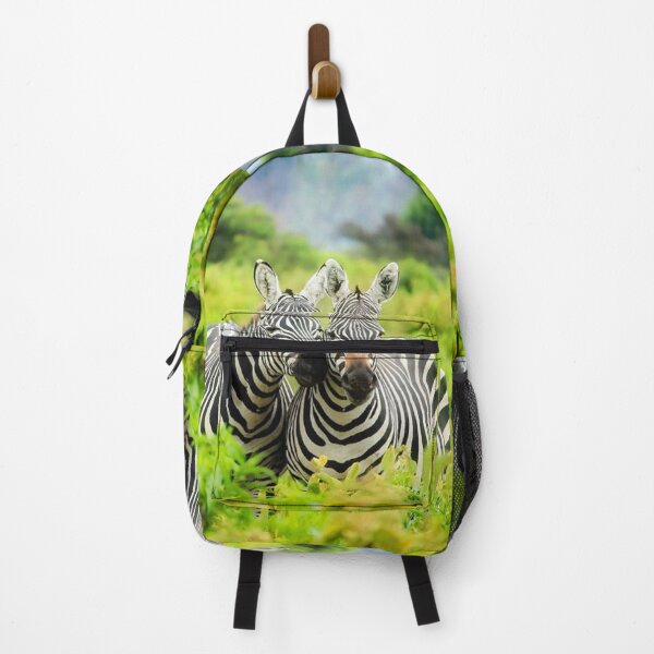 Item preview, Two zebra friends in their natural habitat. designed and sold by claireseyeview.