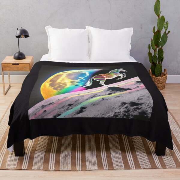 Item preview, Rainbow zebra on the Moon designed and sold by Chiron WADE.