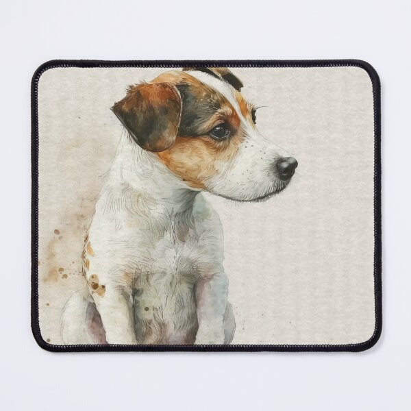 Item preview, Watercolor Jack Russell Terrier Puppy designed and sold by InspiredPamjoy.
