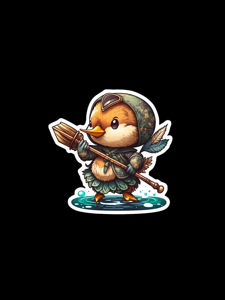 Thumbnail 4 of 4, Samsung Galaxy Phone Case, Duck Rowing Sticker designed and sold by plompyanimals.