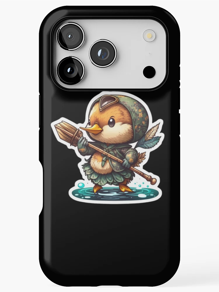 Thumbnail 1 of 4, iPhone Case, Duck Rowing Sticker designed and sold by Cute Critters Stickers.