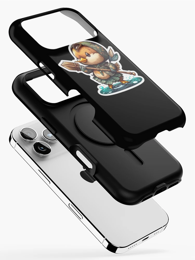 Thumbnail 2 of 4, iPhone Case, Duck Rowing Sticker designed and sold by Cute Critters Stickers.