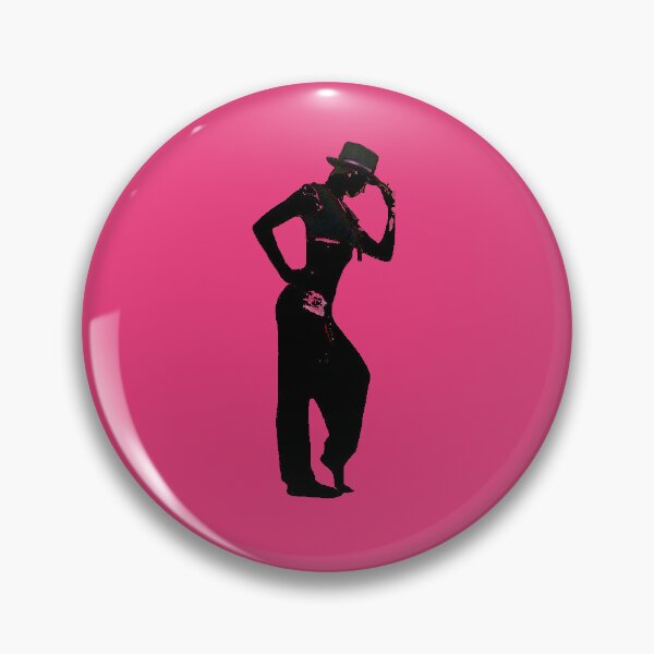Item preview, Dancer silhouette on pink background designed and sold by Sandy Maya's Artwork.