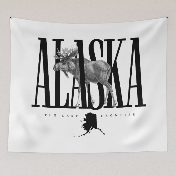 Item preview, Alaska - The Last Frontier designed and sold by vintage-pete.