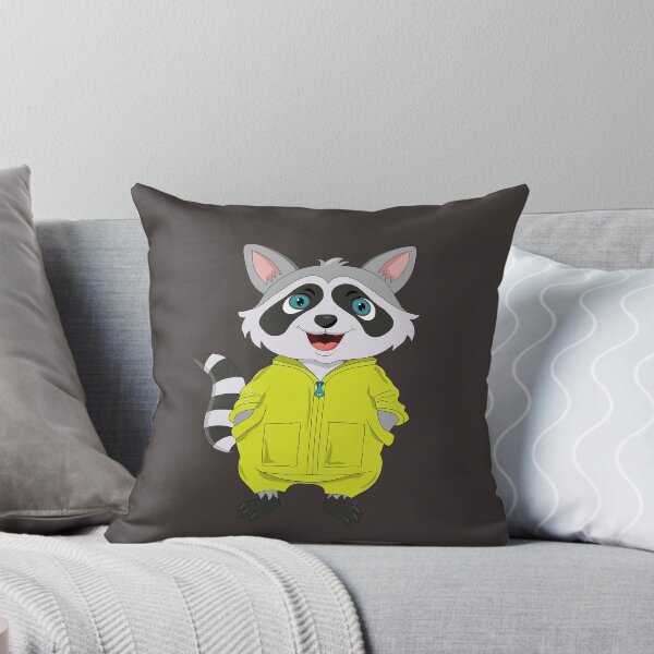 Item preview, Cool Raccoon vistiendo un mono de moda designed and sold by atedesigns.