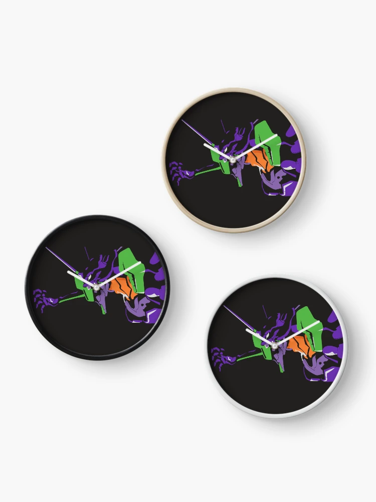 Thumbnail 3 of 4, Clock, Eva 01 designed and sold by Sakuga Drip.