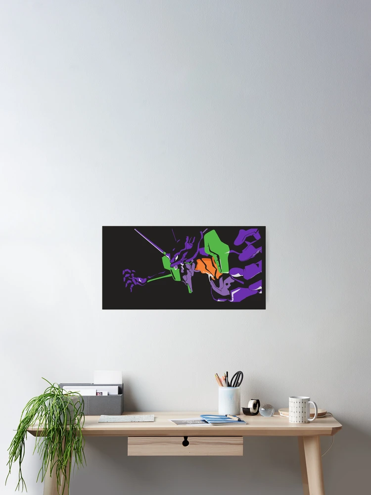 Thumbnail 2 of 3, Poster, Eva 01 designed and sold by Sakuga Drip.