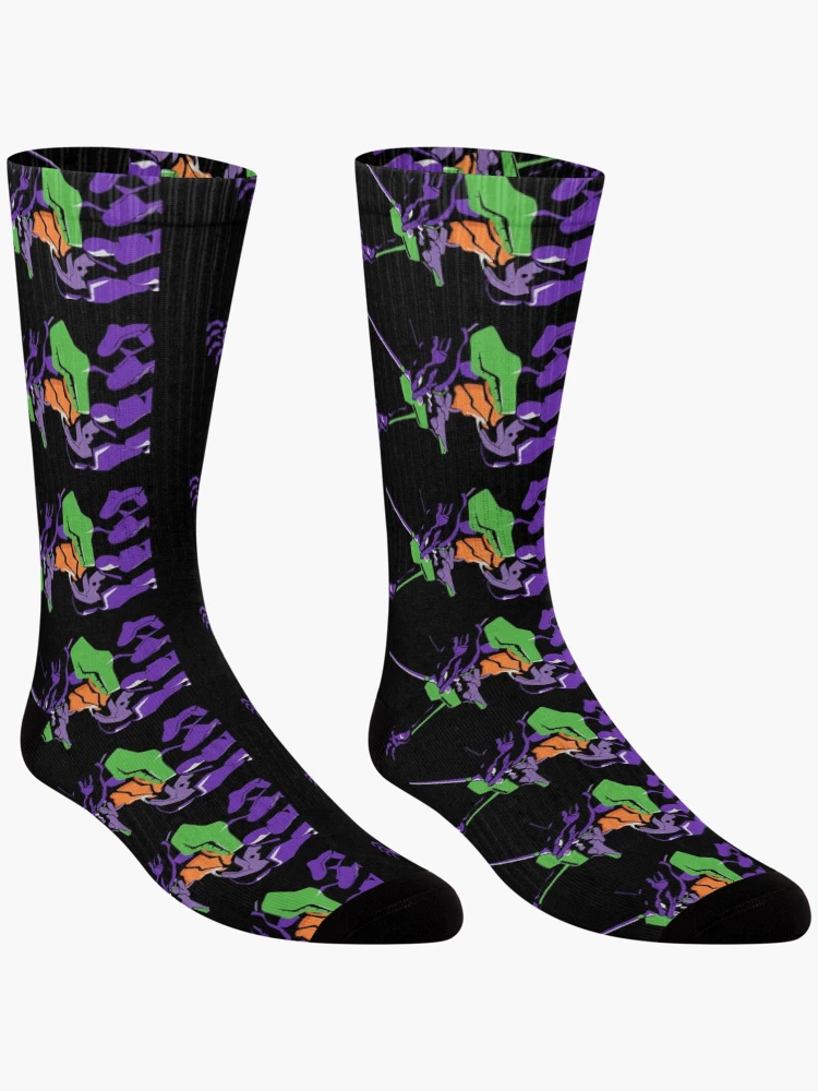 Thumbnail 3 of 5, Socks, Eva 01 designed and sold by Sakuga Drip.