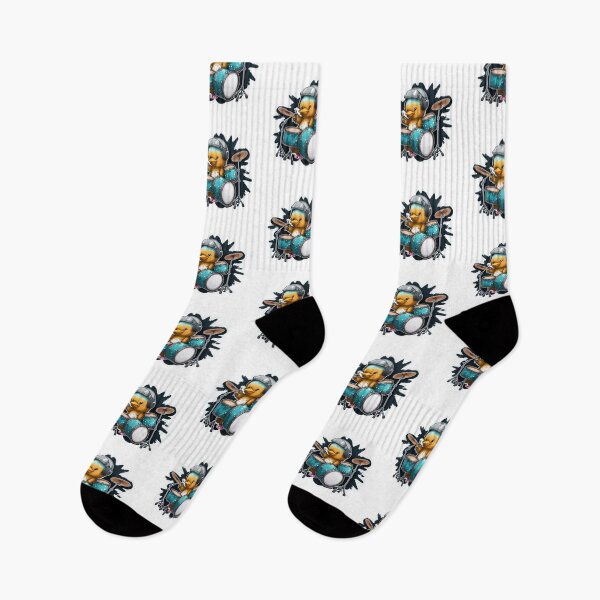 Item preview, Duck Drummer Sticker designed and sold by Cute Critters Stickers.