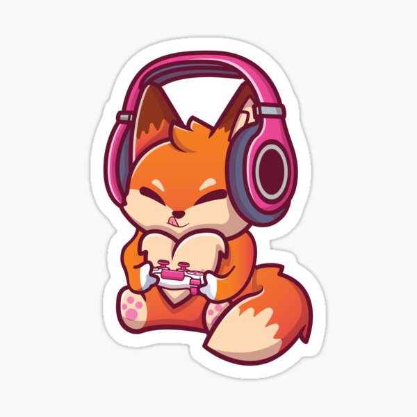 Funny Shark Playing Video Games Gamer Boys | Sticker