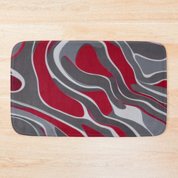 Item preview, Red and Grey Abstract designed and sold by calibrit.