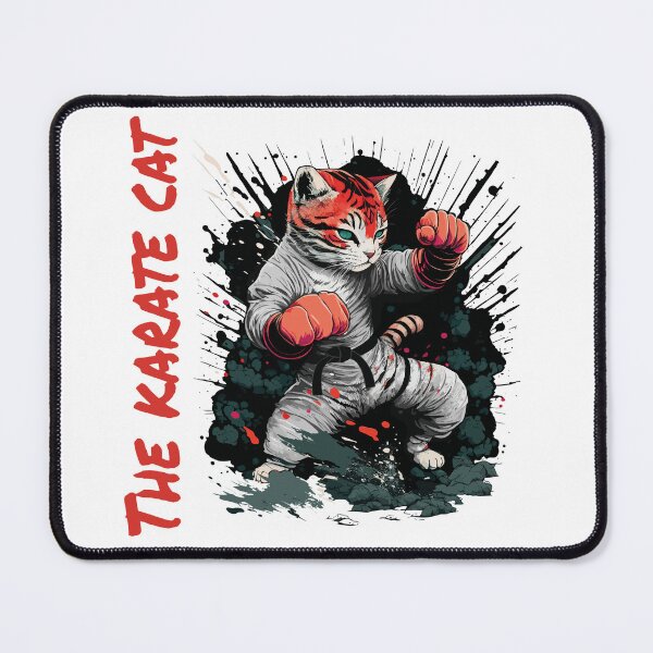 Item preview, The Karate cat design is perfect for the person who loves cats and karate designed and sold by STDesign⭐⭐⭐⭐⭐.