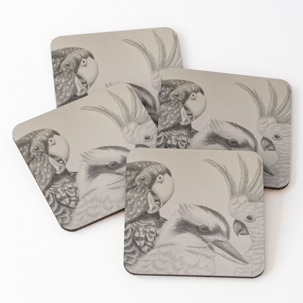 Item preview, Black Cocky, Kookaburra & White Cocky. designed and sold by jansimpressions.