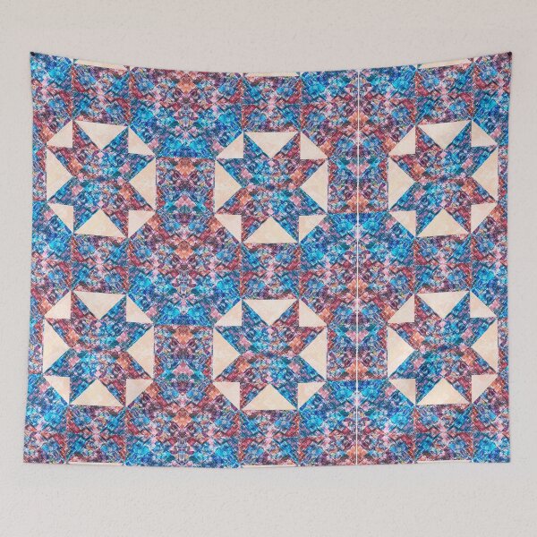 Item preview, Patchwork stars designed and sold by PurpleSandpiper.