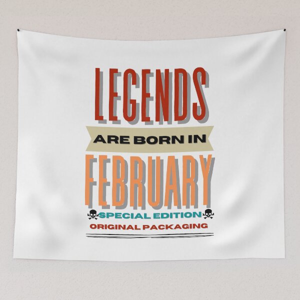 Item preview, Legends Are Born In February Special Edition Original Packaging designed and sold by LadyHustle.