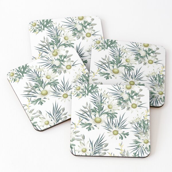 Item preview, Flannel Flowers - White designed and sold by Jami Watkins.