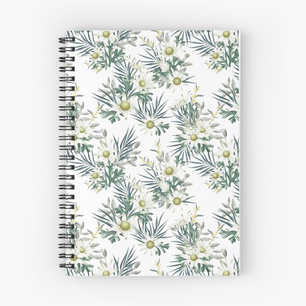Aperçu de l'œuvre Flanelle Fleurs - Blanc créée et vendue par Jami Watkins.