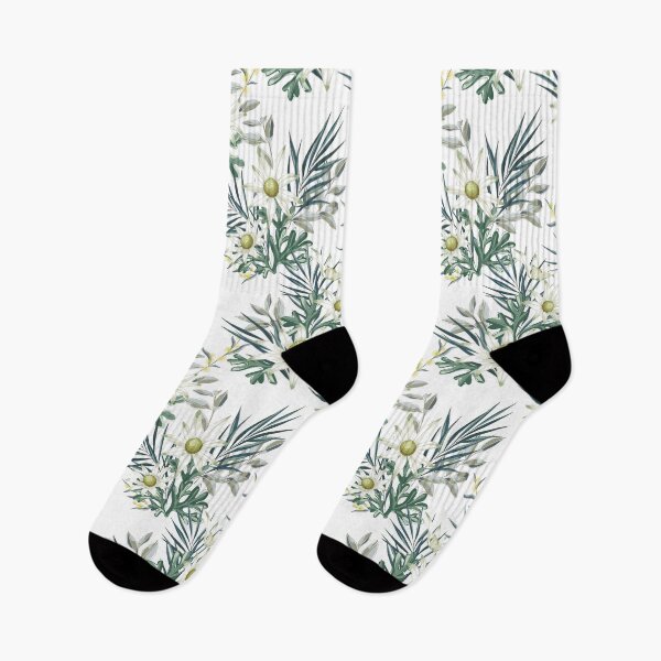 Item preview, Flannel Flowers - White designed and sold by Jami Watkins.