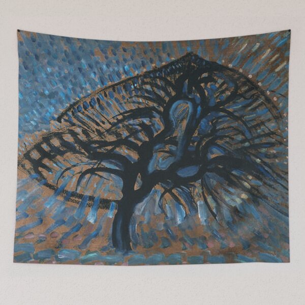 Item preview, The Tree by Piet Mondrian designed and sold by BossyCatHome.