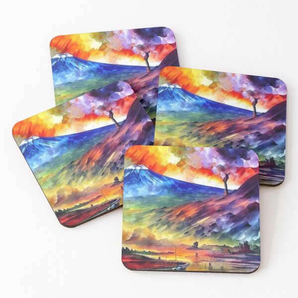 Item preview, Colorful Landscape designed and sold by KraftCraftyArts.