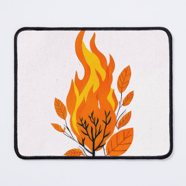 Item preview, Burning Tree Art Retro Pastel Vintage designed and sold by PinkNomad.