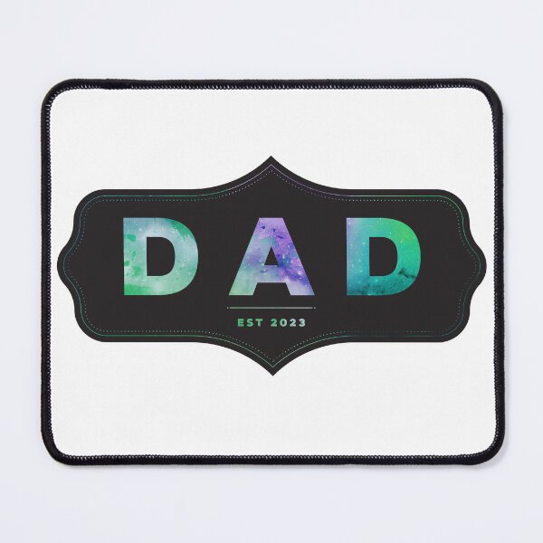 Item preview, Colorful Dad Established 2023 designed and sold by MuggyandMo.