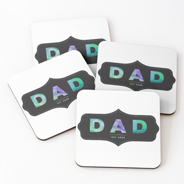 Item preview, Colorful Dad Established 2023 designed and sold by MuggyandMo.