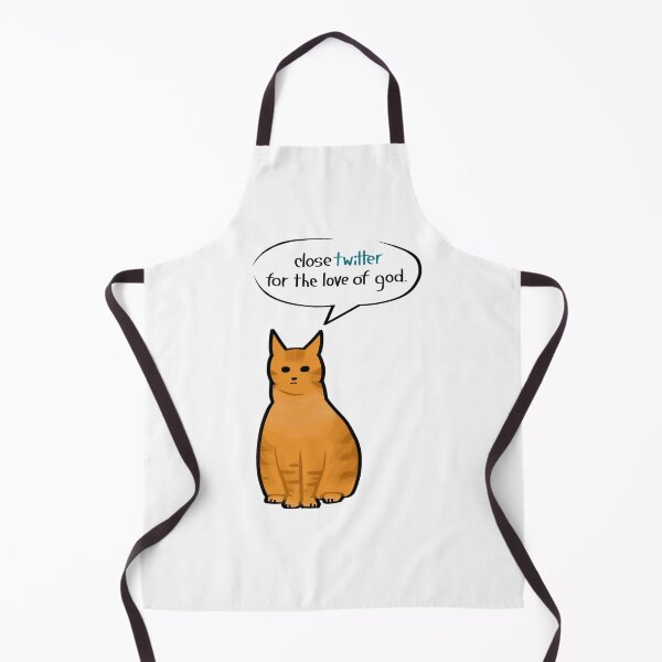 Item preview, Close twitter for the love of god meme cat designed and sold by farofael.