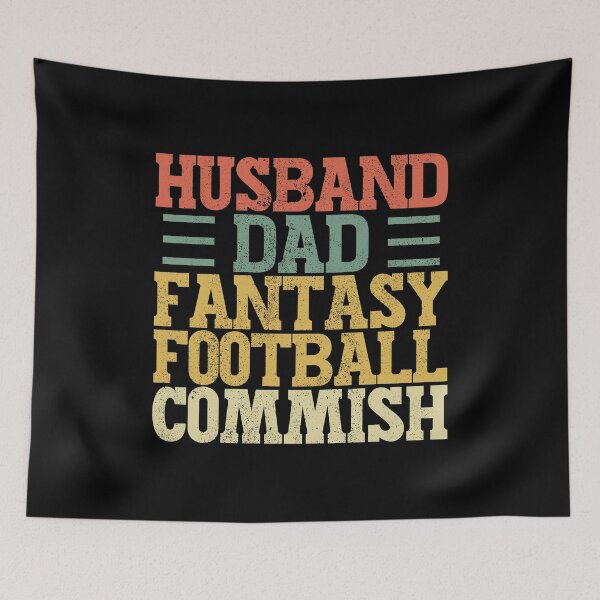 Item preview, Husband Dad Fantasy Football Commish - Vintage Fantasy Football Commissioner  designed and sold by AnyKitty.