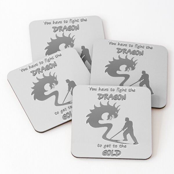 Item preview, You have to fight the Dragon to get to the Gold - Jordan Peterson (Gold) designed and sold by JoanNinjaHen.