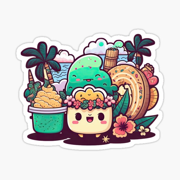 Item preview, A Taste of Hawaii: Exploring the Delicious Flavors of the Hawaiian Cuisine designed and sold by ultra-cute.