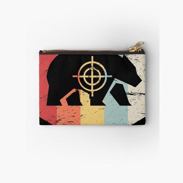 Item preview, Retro 70s Bear Hunter Icon designed and sold by Jam Jar.