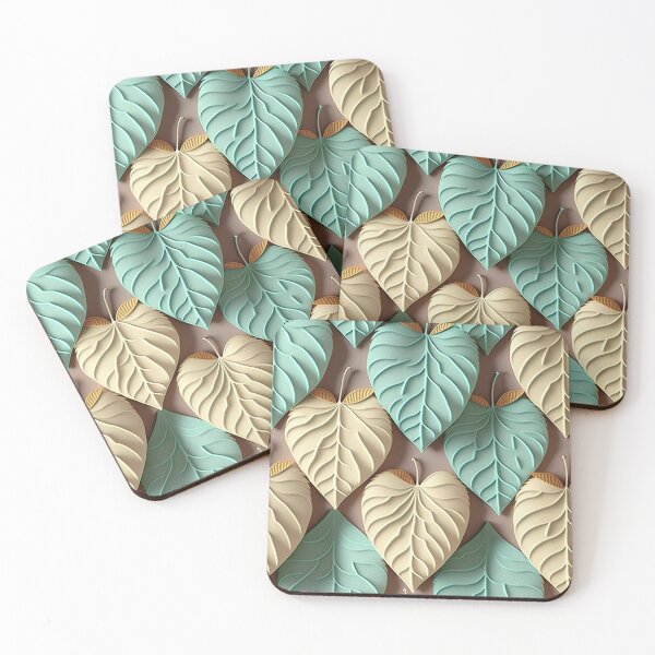 Item preview, valentines themed array of fall leaves shaped as hearts ! designed and sold by UmagineArts.